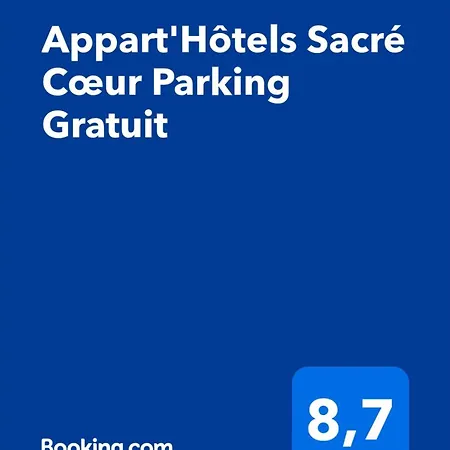 Apparemment Sacre Coeur Parking Gratuit Apartmán *